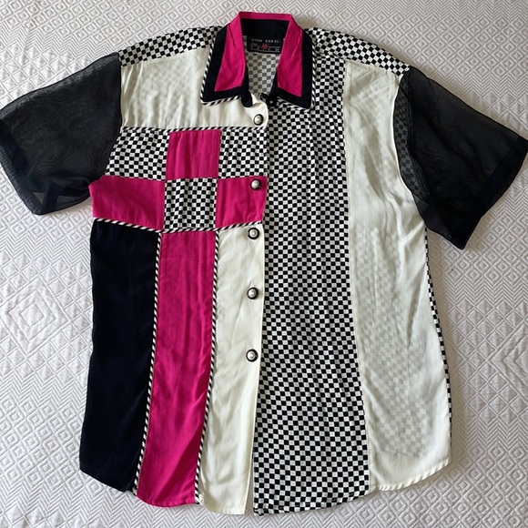DINA BAR-EL 80’s 2 Piece Outfit - Picture 2 of 13